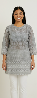Black Short Kurta