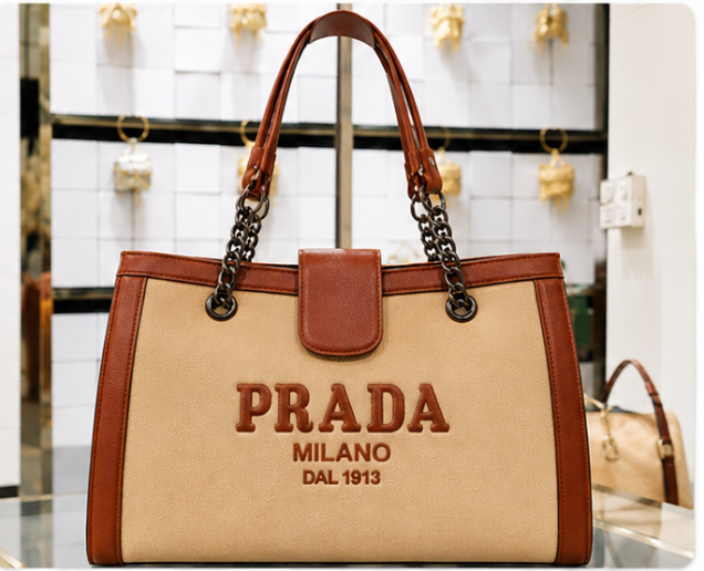 Prada tote - Cream