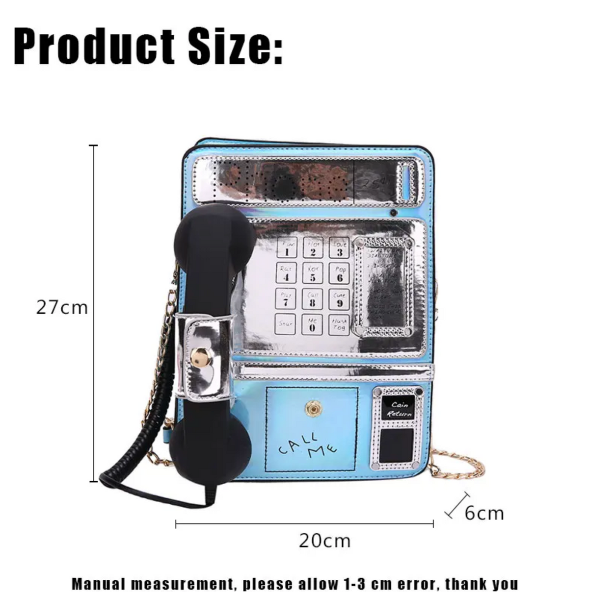 Telephone Book Shaped Hand Bag
