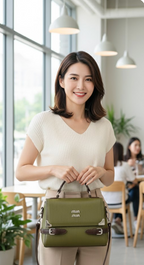 min min premium leather sling bag
